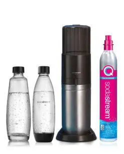 Sodastream E-DUO črn premium aparat za gaziranje +1 L steklenica in 1L BPA Free plastenka 1016912410