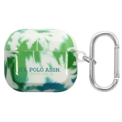 U.S Polo, Ohišje za slušalke Airpods za Airpods 3 Palm Anti-choc, Zelena