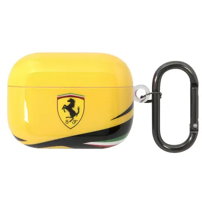 Ferrari, Ohišje za slušalke Airpods za Airpods 3 Silikon proti udarcem, Rumena