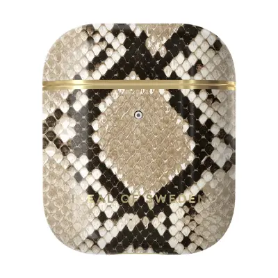 IDEAL OF SWEDEN, Ohišje za AirPods 1 / 2 z vzorcem Sahara Snake, ultra-šik, Rjava