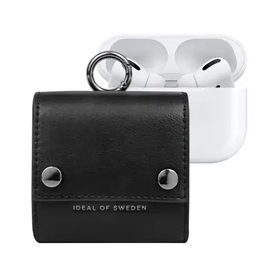 IDEAL OF SWEDEN, Mini torbica za AirPods Any Generation model Harper s karabinom, Črna