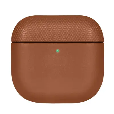 Native Union, Ovitek za AirPods 4 RE Classic serija iz recikliranih in okolju prijaznih materialov, Rjava