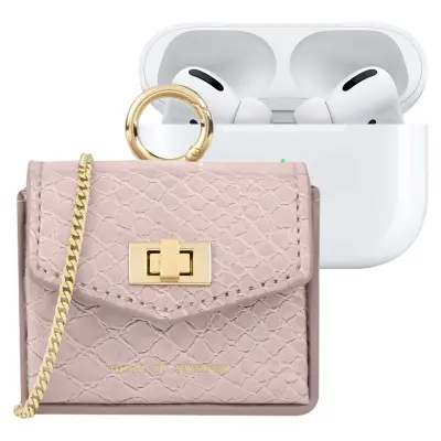 IDEAL OF SWEDEN, Mini torbica za slušalke AirPods katere koli generacije model Ava z nastavljivim naramnim trakom, Roza
