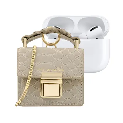 IDEAL OF SWEDEN, Mini torbica za AirPods Any Generation Model Cleo z nastavljivim ramenskim trakom, Bež