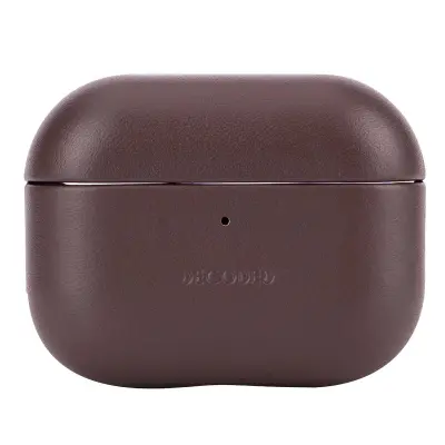 Decoded, Ovitek za AirPods Pro 3 iz usnja, eleganten dizajn, Aircase serija, Rjava