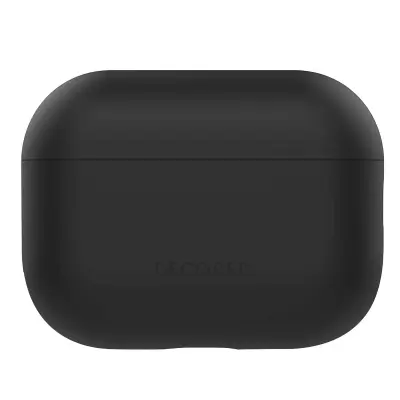 Decoded, Ovitek za AirPods Pro 3 iz mehkega silikona, odporen na udarce, Aircase serija, Črna