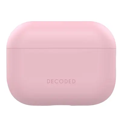 Decoded, Ovitek za AirPods Pro 3 iz mehkega silikona, odporen na udarce, Aircase serija, Roza