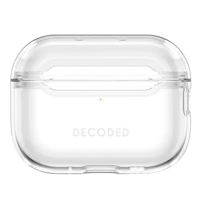 Decoded, Ovitek za AirPods Pro 3 iz mehkega silikona, odporen na udarce, Aircase serija, Prozorna