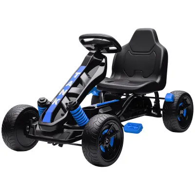 Otroški pedalni gokart 100x59x60,5 cm modre barve