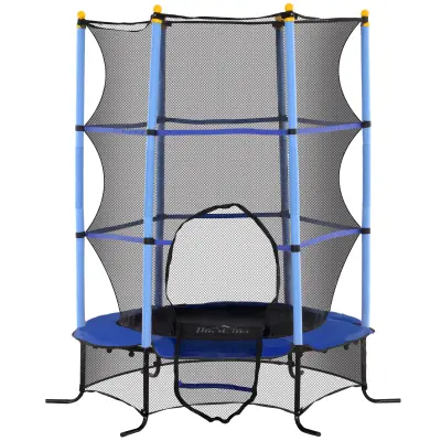 Otroški trampolin 163x190 cm modre barve