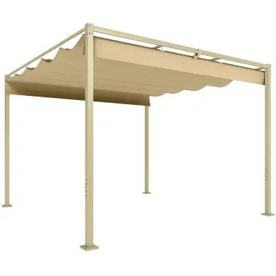 Pergola 298x297x221 cm kaki