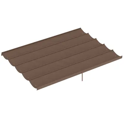 Zamenjava tende za pergolo 350x260 cm rjava