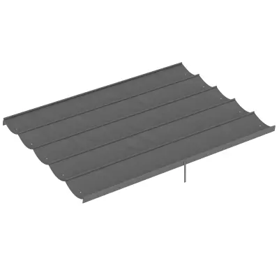 Zamenjava tende za pergolo 350x260 cm svetlo siva