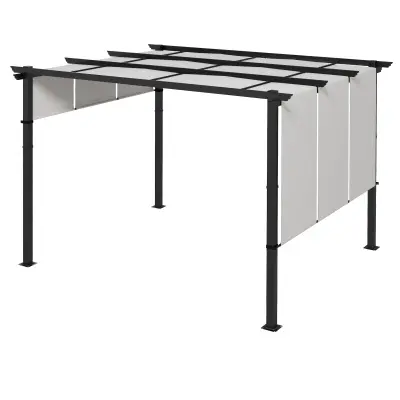 Pergola 357x296x235 cm Siva