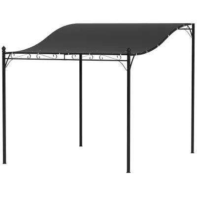 Pergola 248x298x250 cm Temno siva