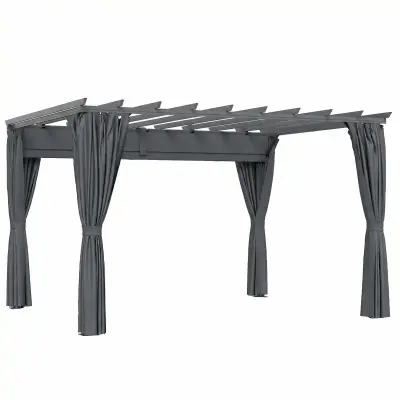 Pergola 3,57x2,93x2,25 m Temno siva