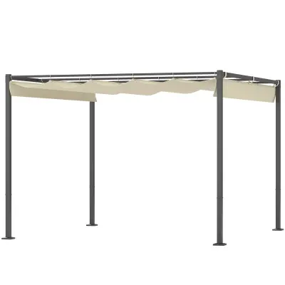 Pergola 298x297x221 cm Bež