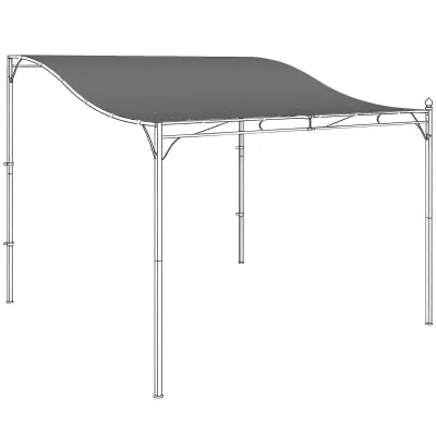 Zamenjava strešne nadstrešnice za pergolo 298x293 cm temno siva