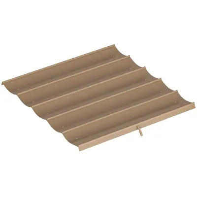 Zamenjava tende za pergolo 250x255 cm, rjava