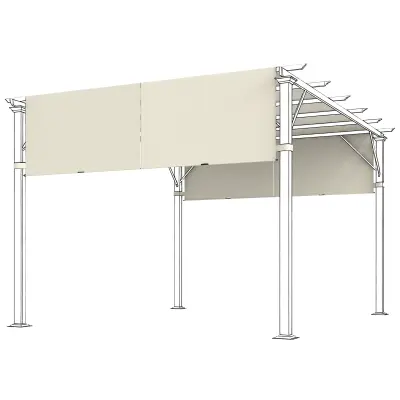 Zamenjava nadstreška pergole 488x122 cm bela