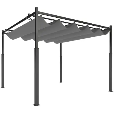 Pergola 298x298x230 cm Siva