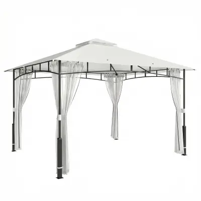 Paviljon 360x300x275 cm Črn
