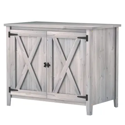 Vrtni shrambni kabinet 110x60x88,5 cm siva