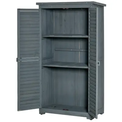 Vrtni kabinet 87x46,5x160 cm siva