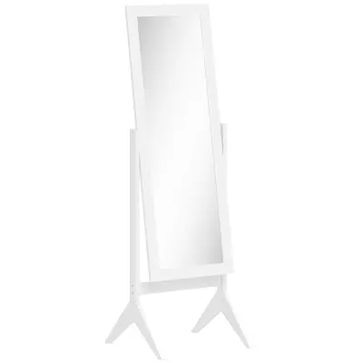 Ogledalo v polni dolžini 47x46x148 cm, belo