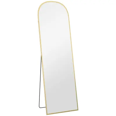 Ogledalo za celo dolžino 50x1,5x161,5 cm zlato