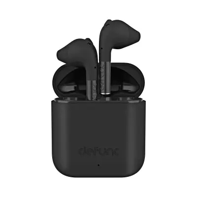 Defunc, Brezžične slušalke TWS Bluetooth 5.2, vodoodporne IPX4, model True Talk, Črna
