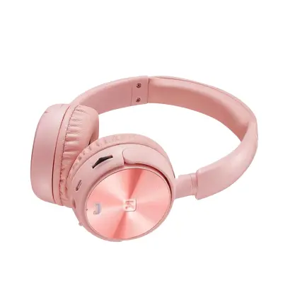 Slušalke Bluetooth, klici in glasba, vgrajen FM sprejemnik/vrata MicroSD, Swissten Trix - roza