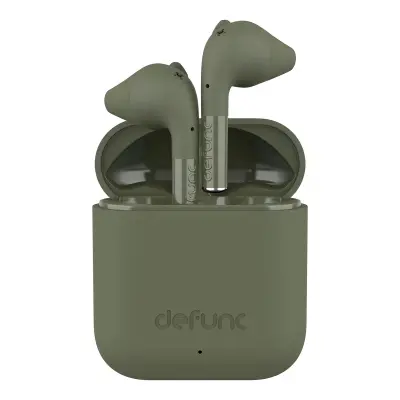 Defunc, Brezžične slušalke TWS Bluetooth 5.2, vodoodporne IPX4, model True Talk, Zelena