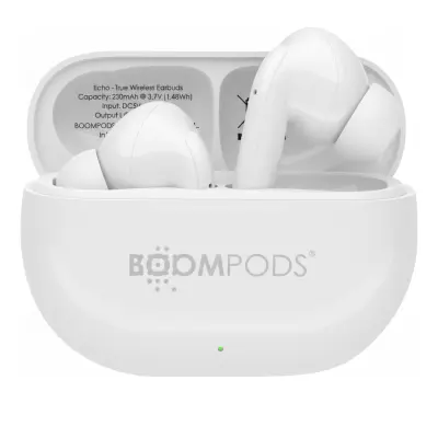 Boompods, Brezžične Bluetooth slušalke 5.3 z izjemnim zvokom za šport IPX4, Bež