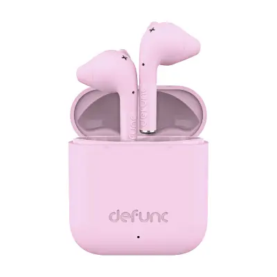 Defunc, Brezžične slušalke TWS Bluetooth 5.2, vodoodporne IPX4, model True Talk, Roza