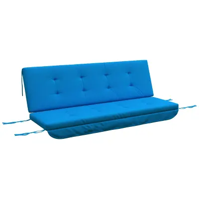 Blazina za gugalnico 170x100x8 cm modra