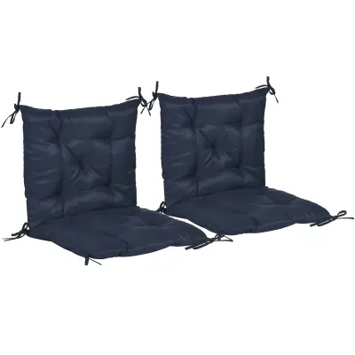 Set sedežnih blazin 98x50x8 cm modre barve