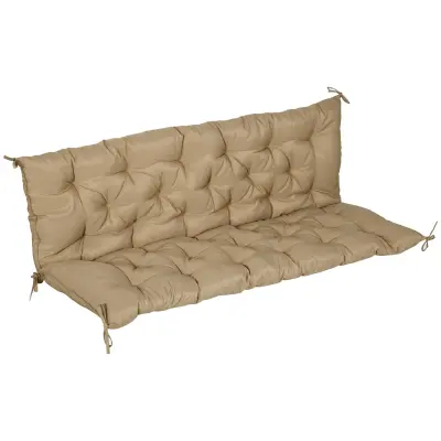 Blazina za klop 150x98x8 cm kaki