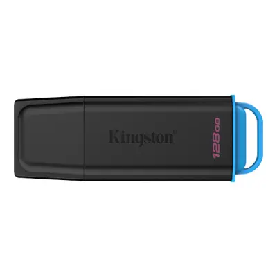 KINGSTON 128GB Portable USB 3.2 Gen 1 DataTraveler Exodia Black/Blue