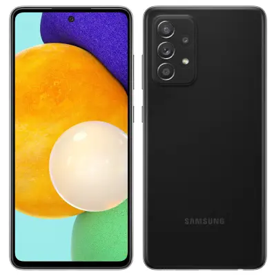 Obnovljeno - znaki rabe - Ecofone Galaxy A52s 5G crn 256 GB 8 GB ram