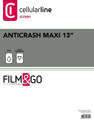 CELLULARLINE FILM&GO Anticrash 7 zaščitna folija za tablične računalnike