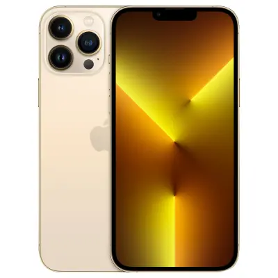 Obnovljeno - znaki rabe - Ecofone iPhone 13 Pro Max 5G zlato 128 GB 6 GB ram
