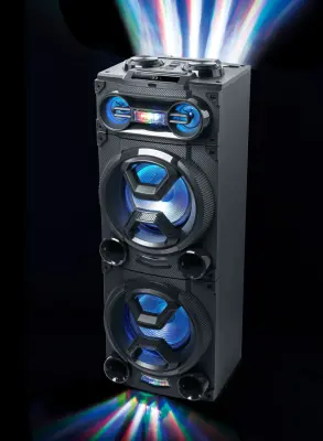 Poškodovan - MUSE PARTY BOX 800W M-1986 DJ Bluetooth karaoke zvočni sistem