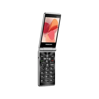 Preklopni telefon MAXCOM MM835 4G SE, črn