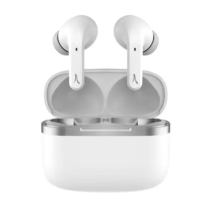 Akashi, Brezžične slušalke Bluetooth z upravljanjem na dotik 6 ur delovanja baterije, Bela
