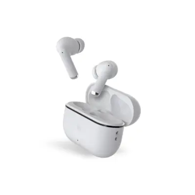 FORCE PLAY, Brezžične slušalke TWS Bluetooth 5.3 v ušesih, Bela