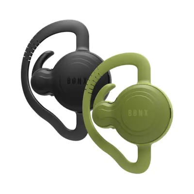 BONX, Paket 2 slušalk Bluetooth za zvočne pogovore, Črna