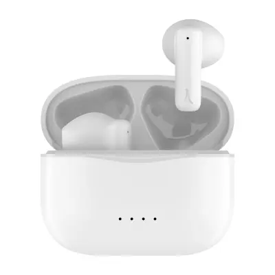 Akashi, Bluetooth 5.4 slušalke 12H polnilno ohišje nadzorni gumb, Bela