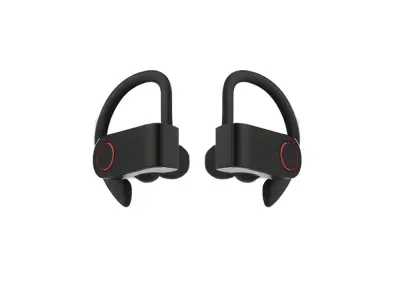 Eko, Bluetooth 5.0 Running Edition Brezžične stereo slušalke z mikrofonom, Črna / Rdeča