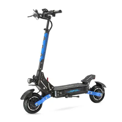 Električni skuter HALO KNIGHT T108 52V 28,8Ah, dva motorja, za vse vrste poti, črno-moder